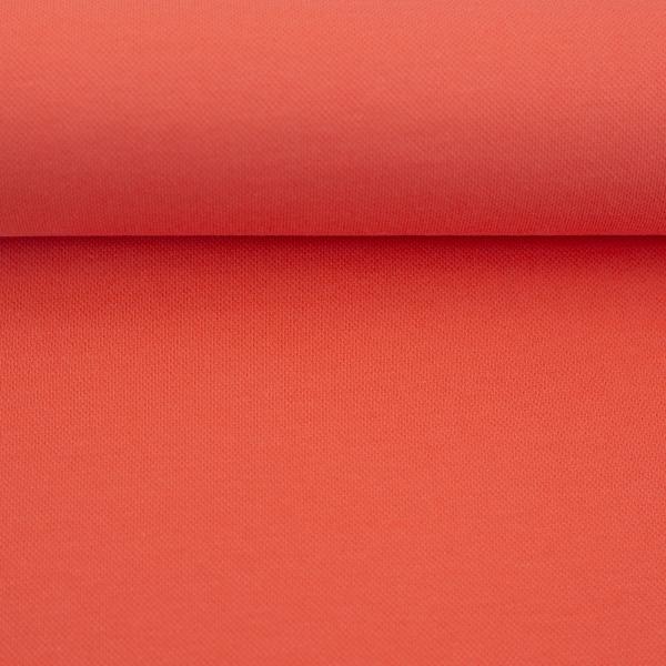 Piquejersey Uni Koralle by Swafing 